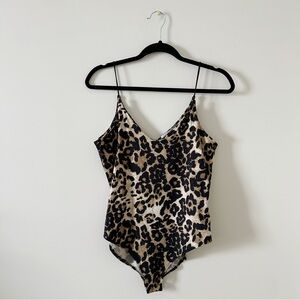Gaze Cheetah Print Bodysuit Medium